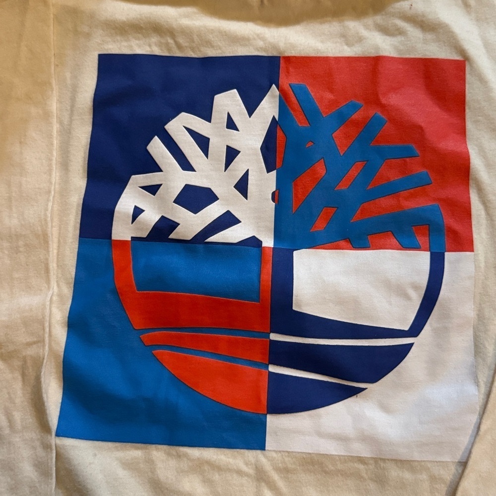 Timberland Beige Long Sleeve with Colorful Graphic - Picture 5 of 5
